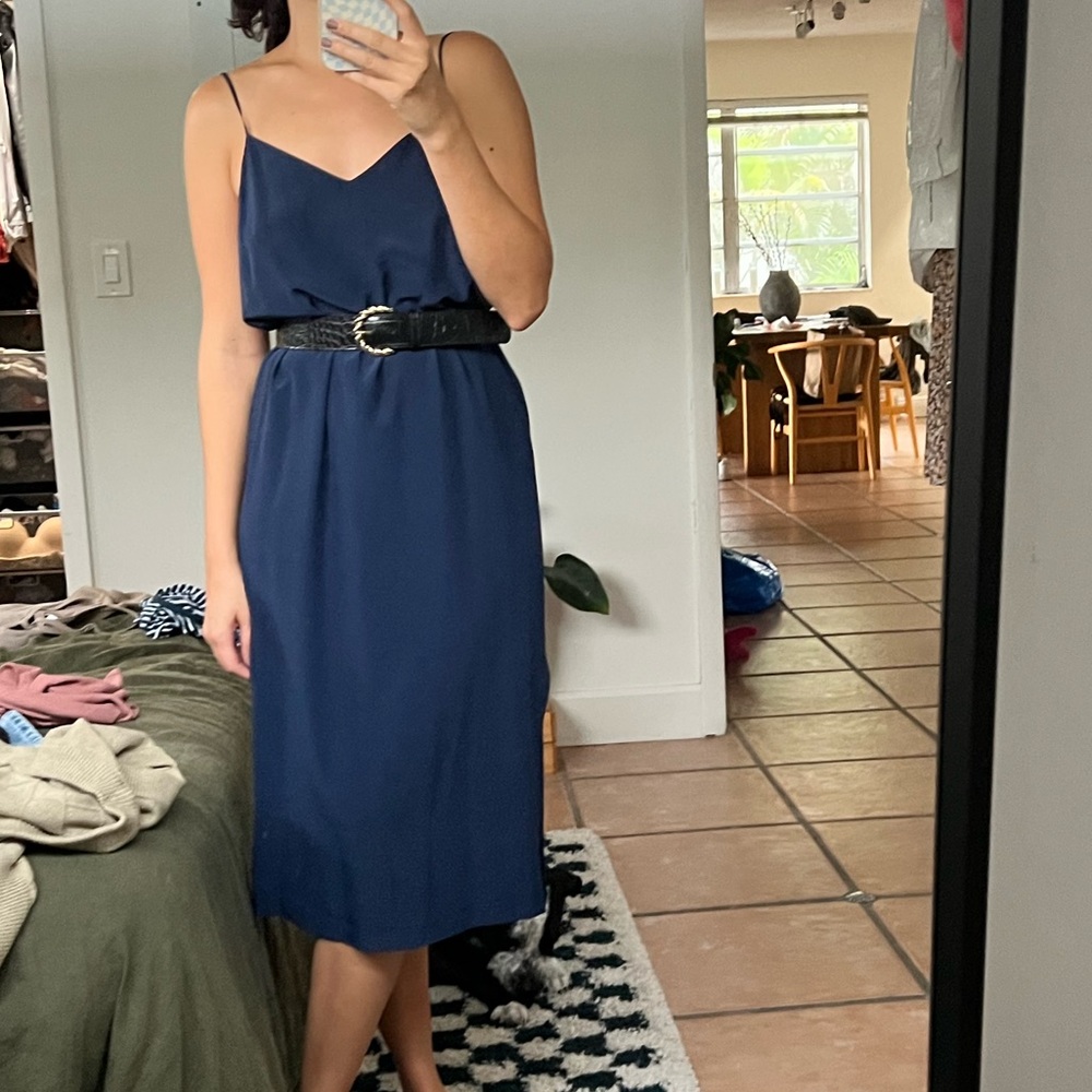 side slit slip dress